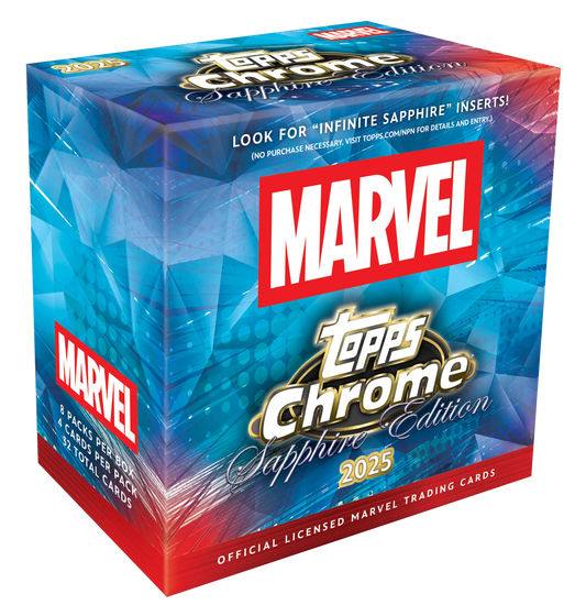 2025 Marvel Comics Chrome Sapphire - Hobby Box