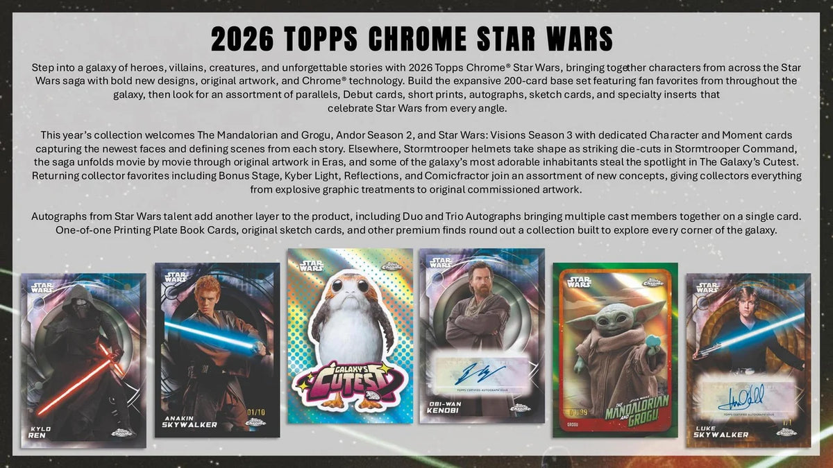 Topps Chrome Star Wars 2026 Breakers Delight - PRE-ORDER