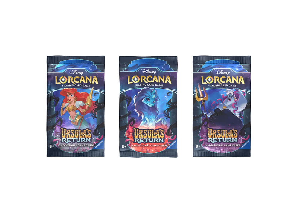 Disney Lorcana Ursula's Return Booster Pack Kaboom Sports Trading Cards Ltd Disney Lorcana Ursula's Return Booster Pack Kaboom Sports Trading Cards Ltd