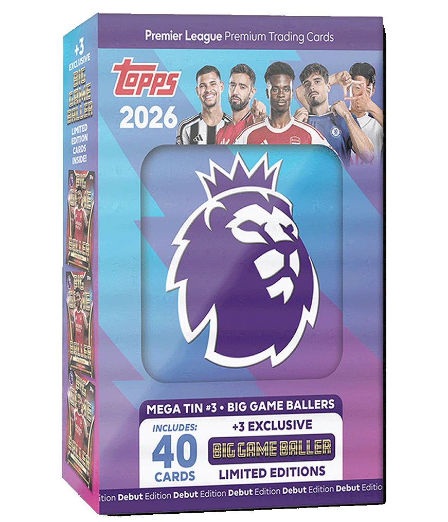 Topps Premier League 2026 - Debut Edition - Mega Tin