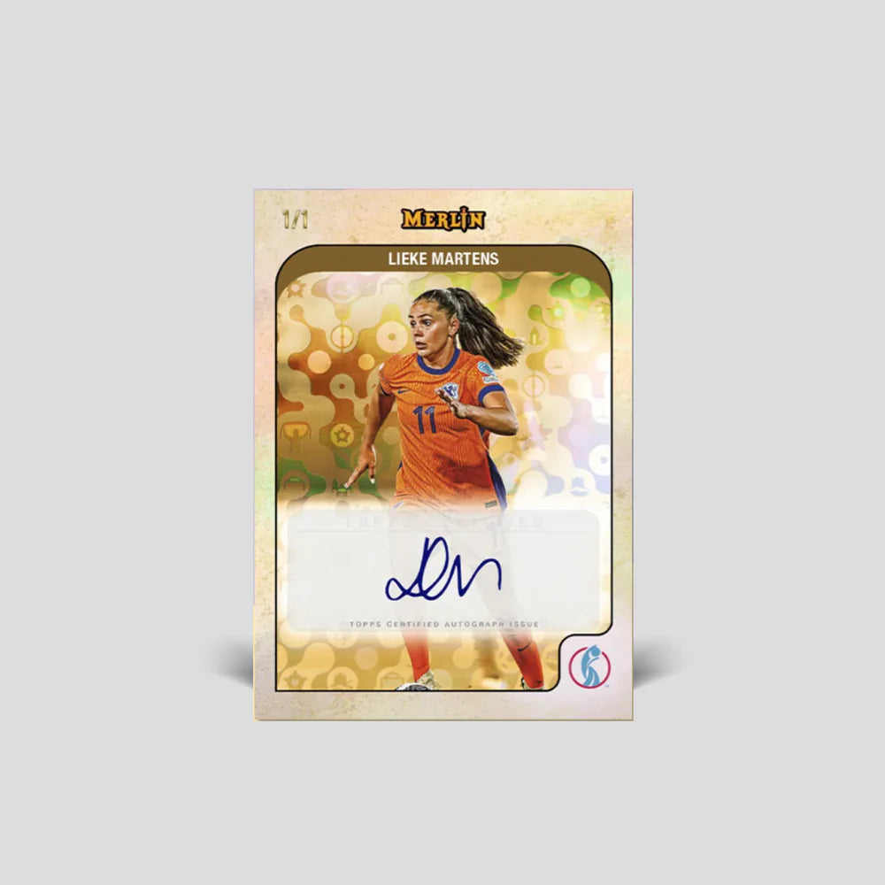2025 Topps Merlin UEFA Women's Euros Soccer Hobby Box