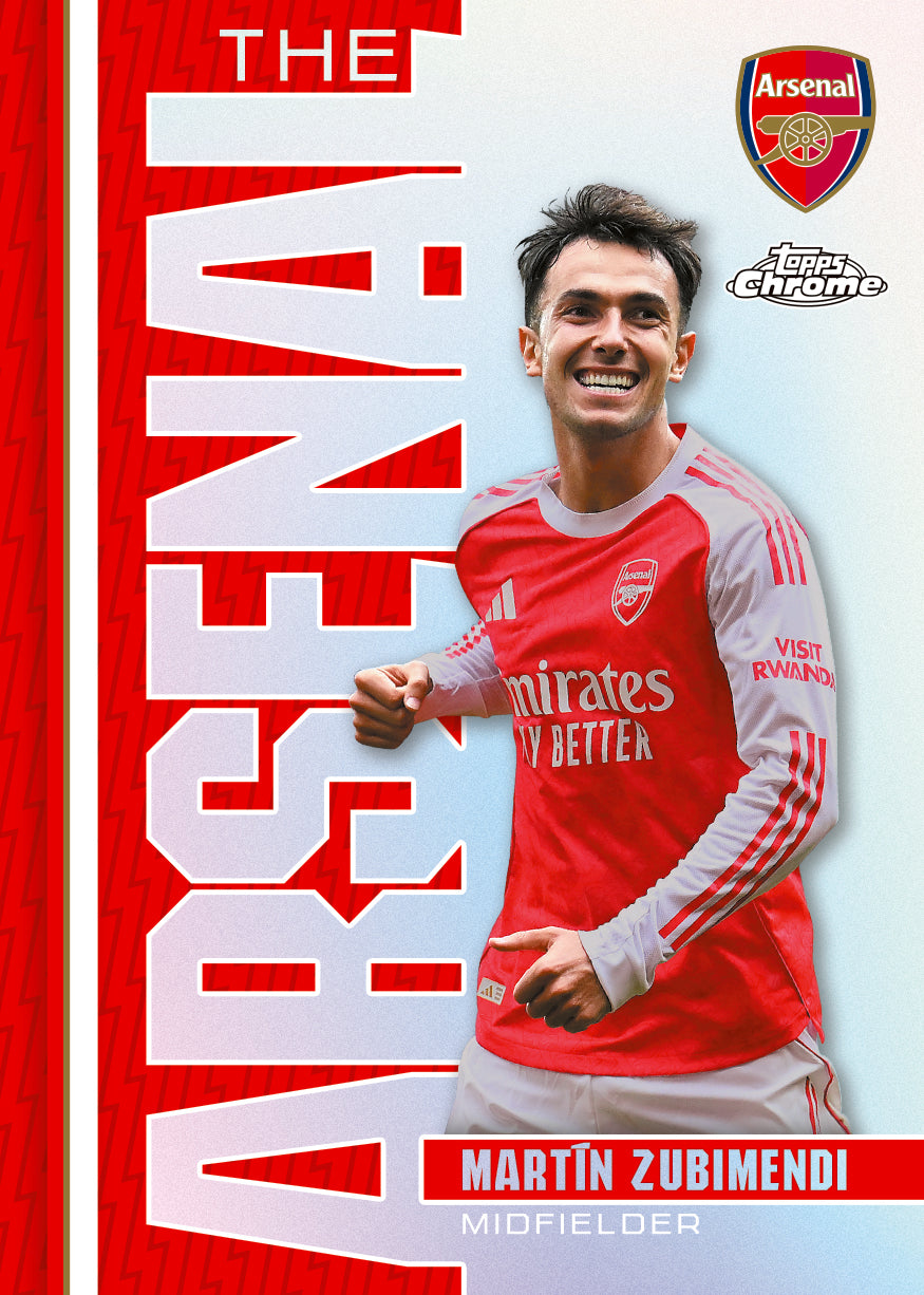 Topps Arsenal Chrome 2025/26