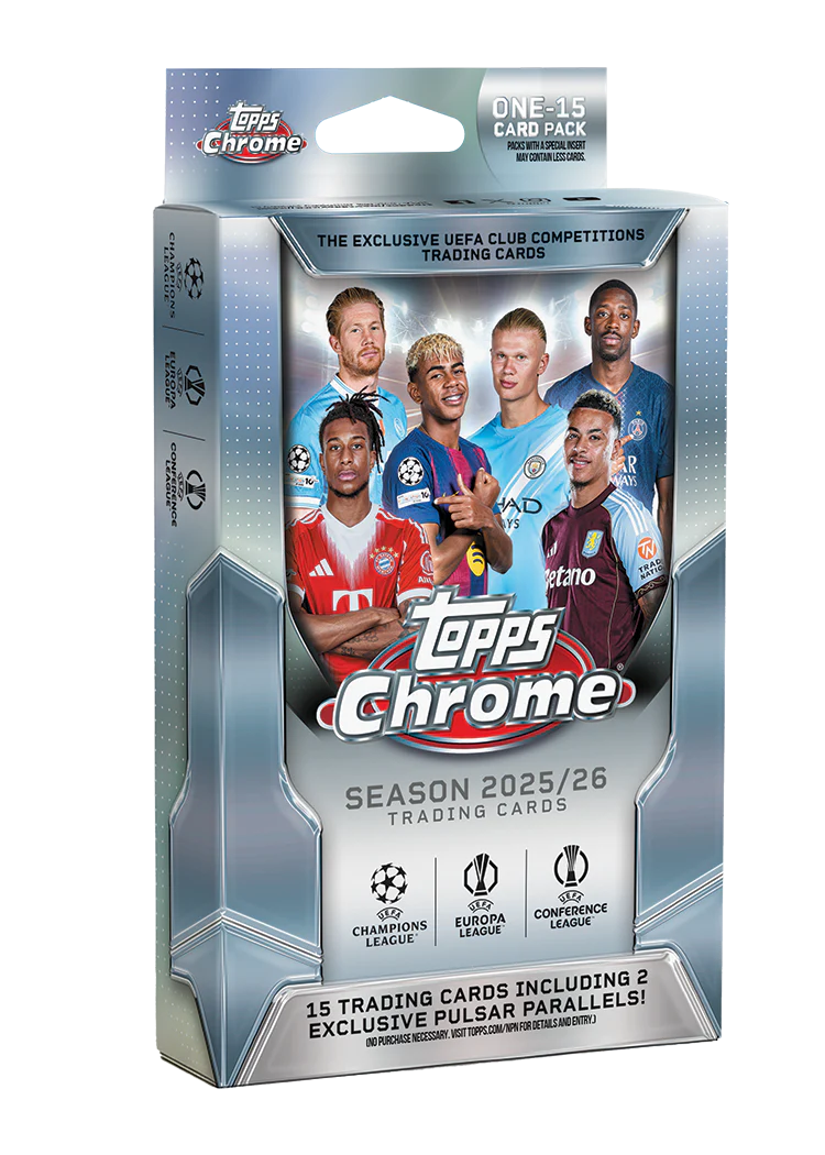 Topps Chrome UCC 2025/26 - Hanger Box – Kaboom Sports Trading