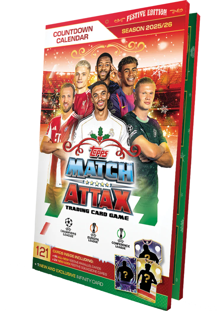 Topps Match Attax 2026 Festive Edition Advent Calendar