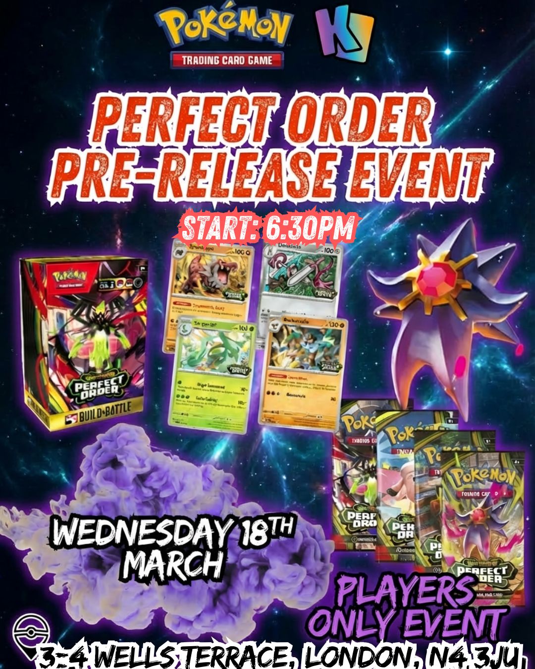 Perfect Order - Pre Release Event Ticket - Wednesday 18th March