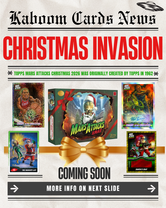 CHRISTMAS INVASION! Topps Mars Attacks Christmas 2026 is COMING SOON!