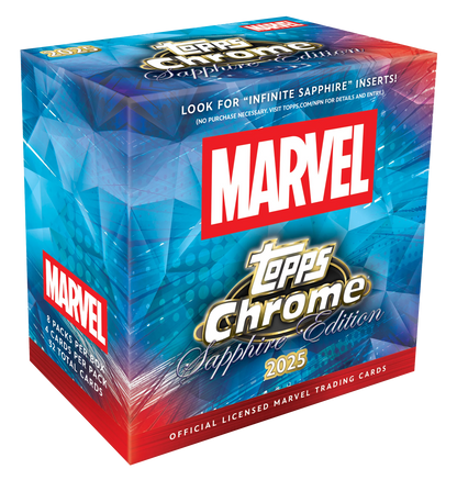 2025 Marvel Comics Chrome Sapphire - Hobby Box