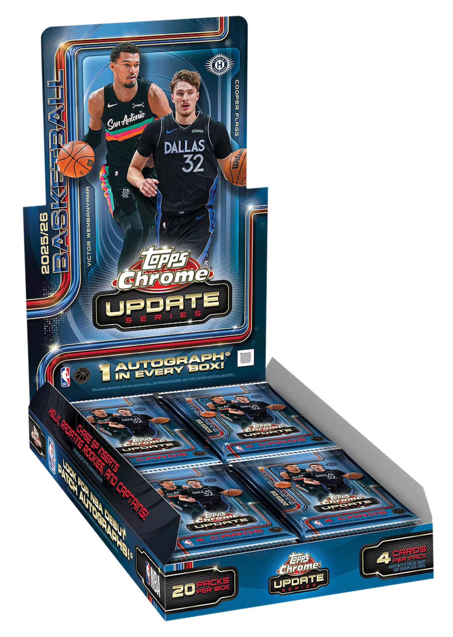 Topps Chrome Updates Basketball 2025/26 Hobby Box