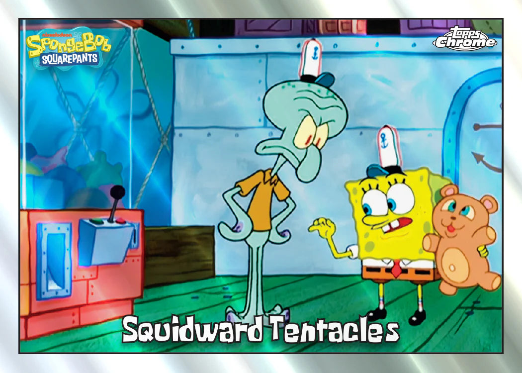 2025 TOPPS CHROME SPONGEBOB 25TH ANNIVERSARY - VALUE BOX