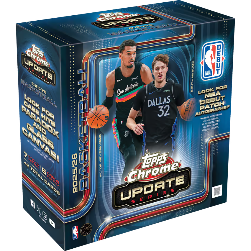 Topps Chrome Updates Basketball 2025/26 Mega Box