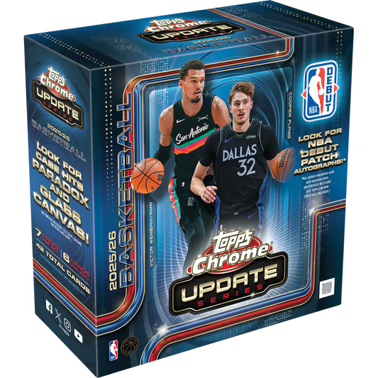 Topps Chrome Updates Basketball 2025/26 Mega Box