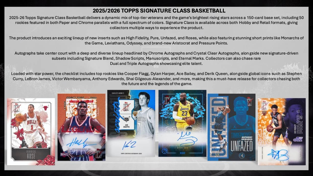 Topps NBA Signature Series 2025 - Value Box