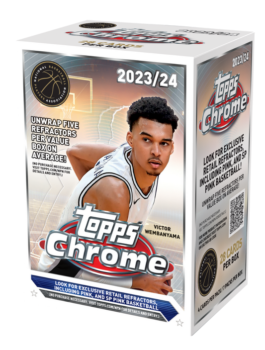 Topps Chrome® Basketball - Value Box - 2023-24