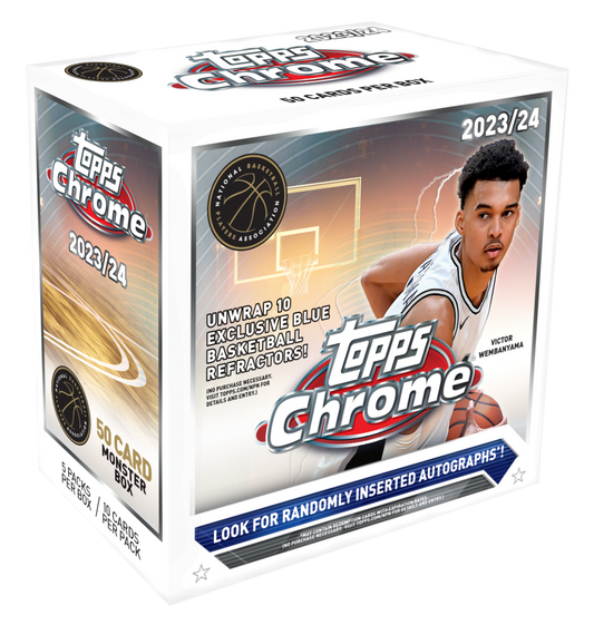 Topps Chrome® Basketball - Monster Box - 2023-24