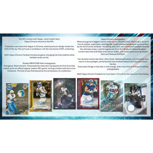 Topps Chrome Football NFL 2025 - Jumbo Box
