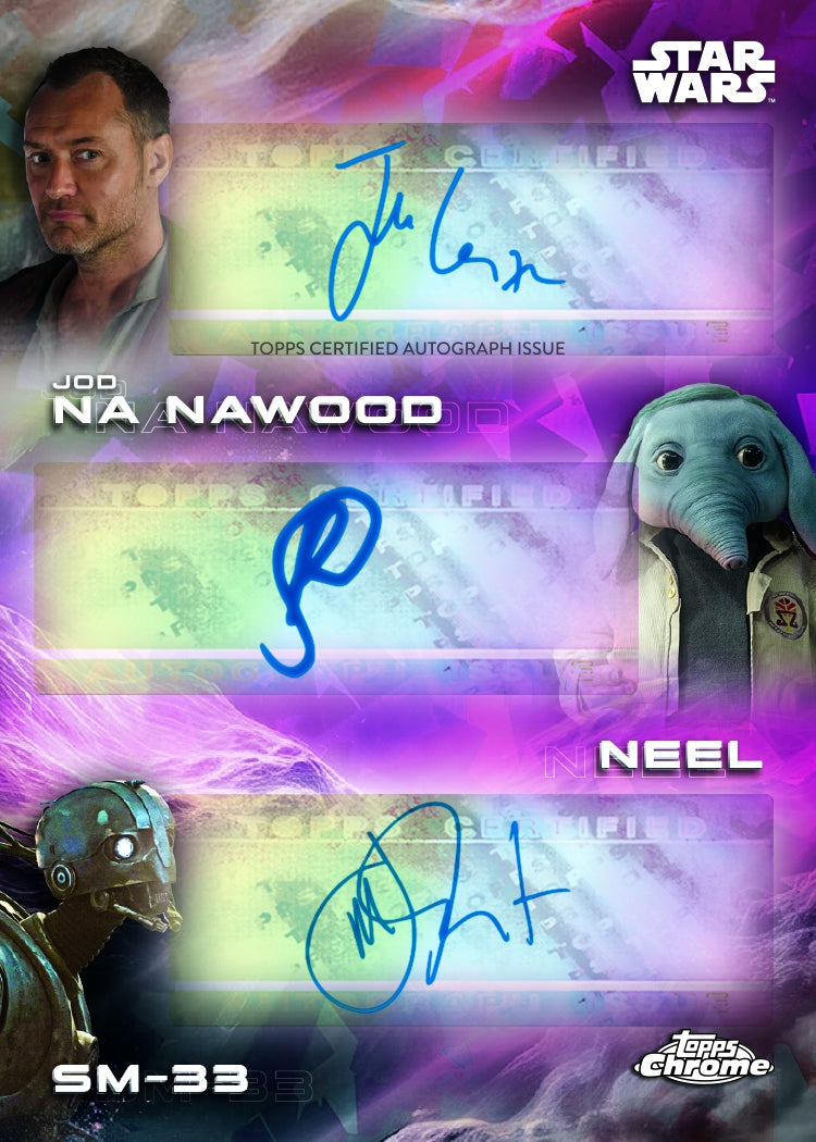 2025 Topps Star Wars Chrome Sapphire