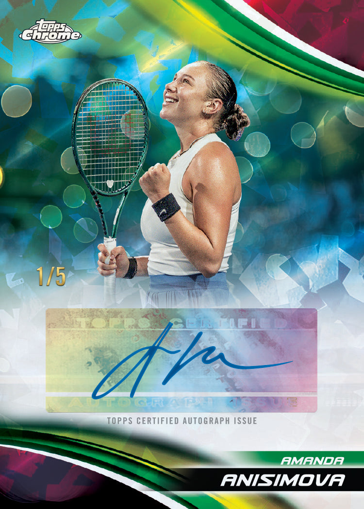 Topps Chrome Tennis Sapphire Edition 2025