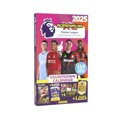 2025 Premier League Adrenalyn XL™ Official Trading Card Game - Countdown Calendar