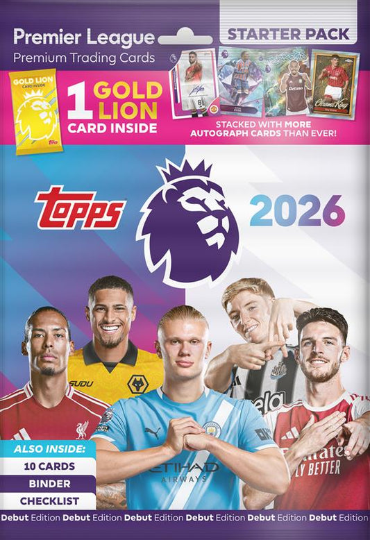 Topps Premier League 2026 - Debut Edition - Standard Starter Pack