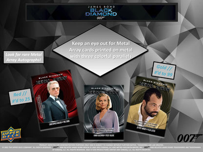 James Bond 007 Black Diamond Upper Deck - 2024