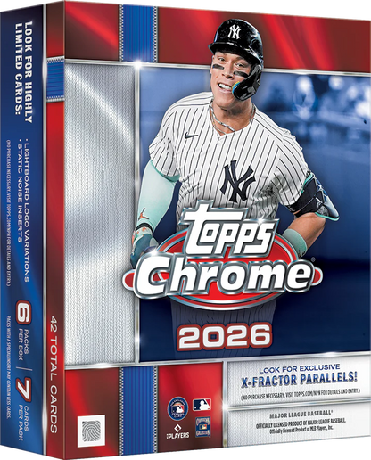 Topps Chrome Baseball 2026 - Mega Box - Pre Order