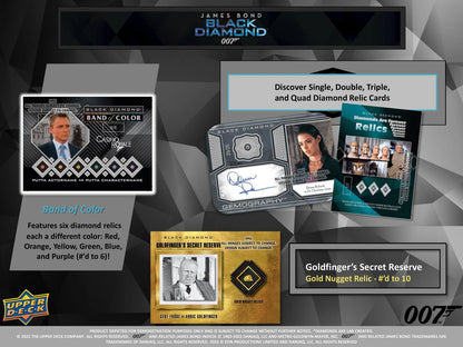 James Bond 007 Black Diamond Upper Deck - 2024