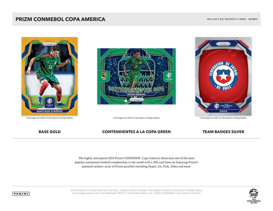Panini Prizm Copa America Soccer 2024 - Hobby Box