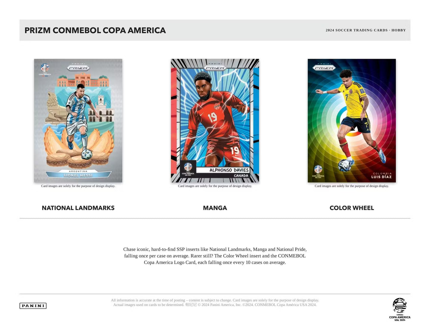 Panini Prizm Copa America Soccer 2024 - Hobby Box