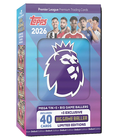 Topps Premier League 2026 - Debut Edition - Mega Tin