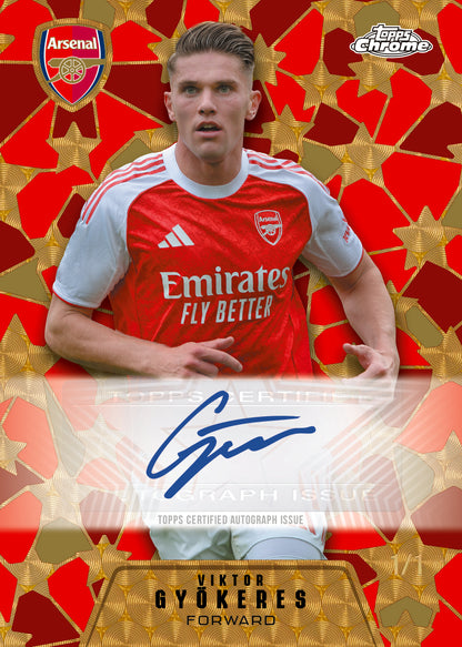 Topps Arsenal Chrome 2025/26