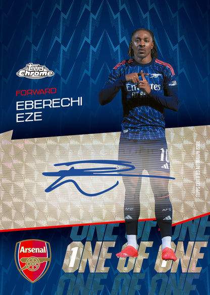 Topps Arsenal Chrome 2025/26