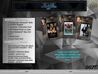 James Bond 007 Black Diamond Upper Deck - 2024