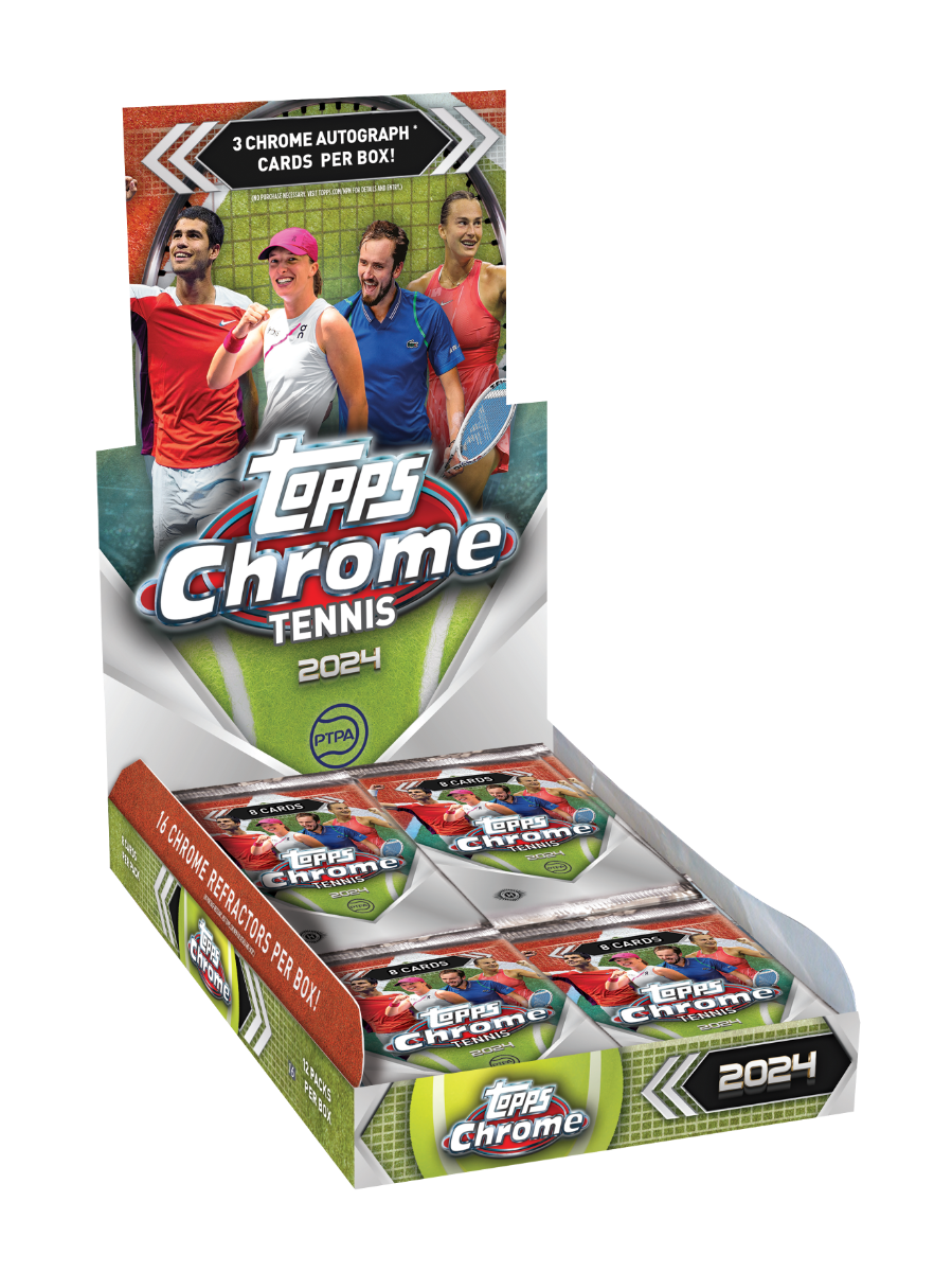 Topps Chrome Tennis 2024 Hobby Box Kaboom Cards