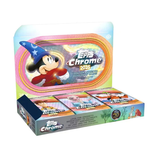 TOPPS DISNEY CHROME 2025 HOBBY BOX