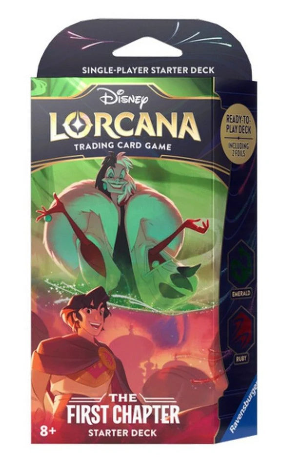 Disney Lorcana First Chapter Trading Card Game Starter Decks