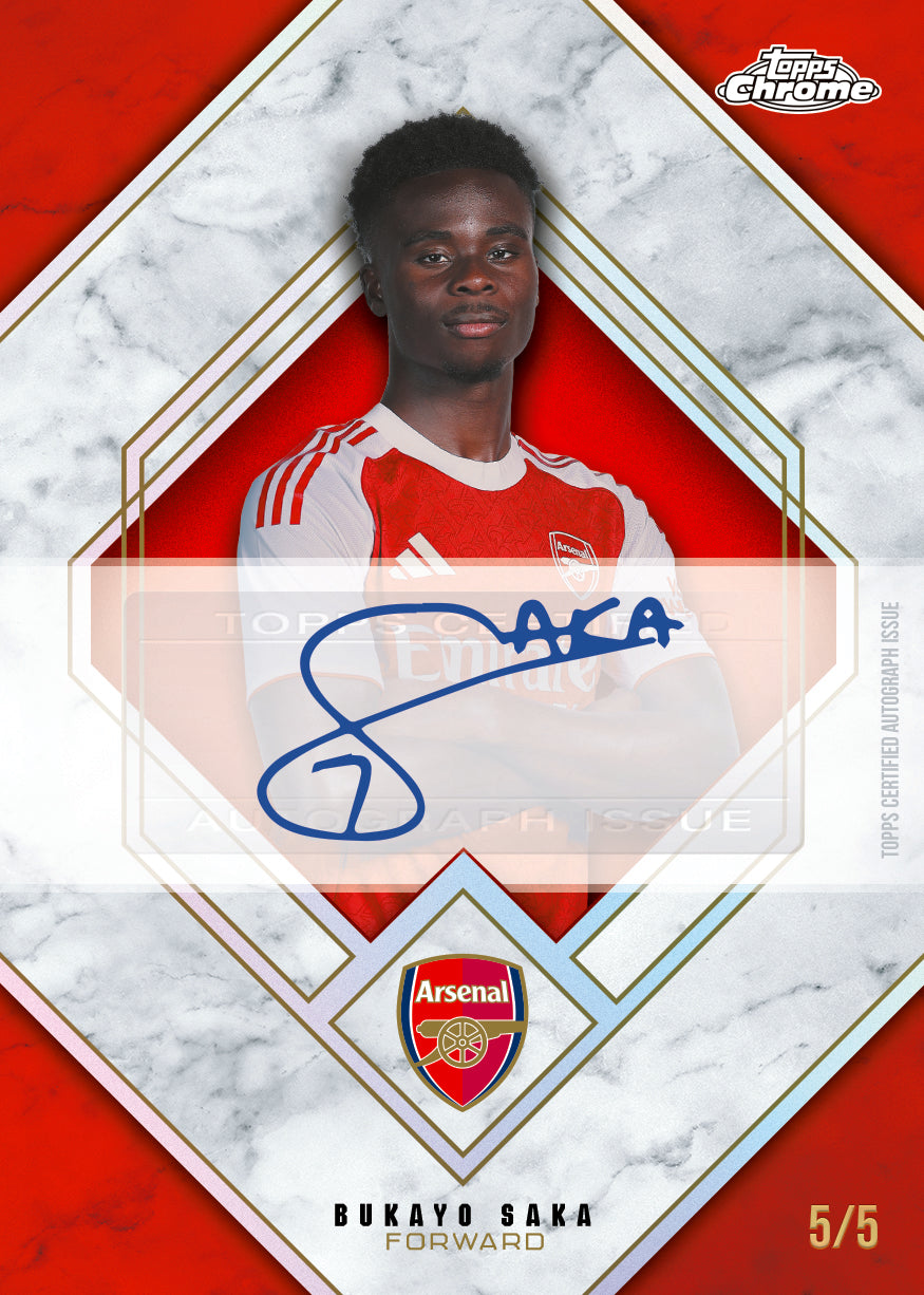 Topps Arsenal Chrome 2025/26