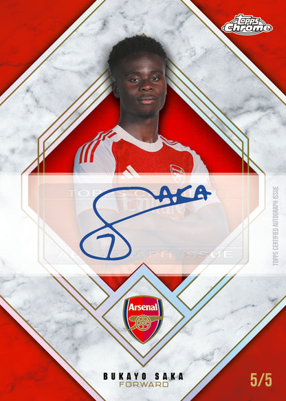 Topps Arsenal Chrome 2025/26