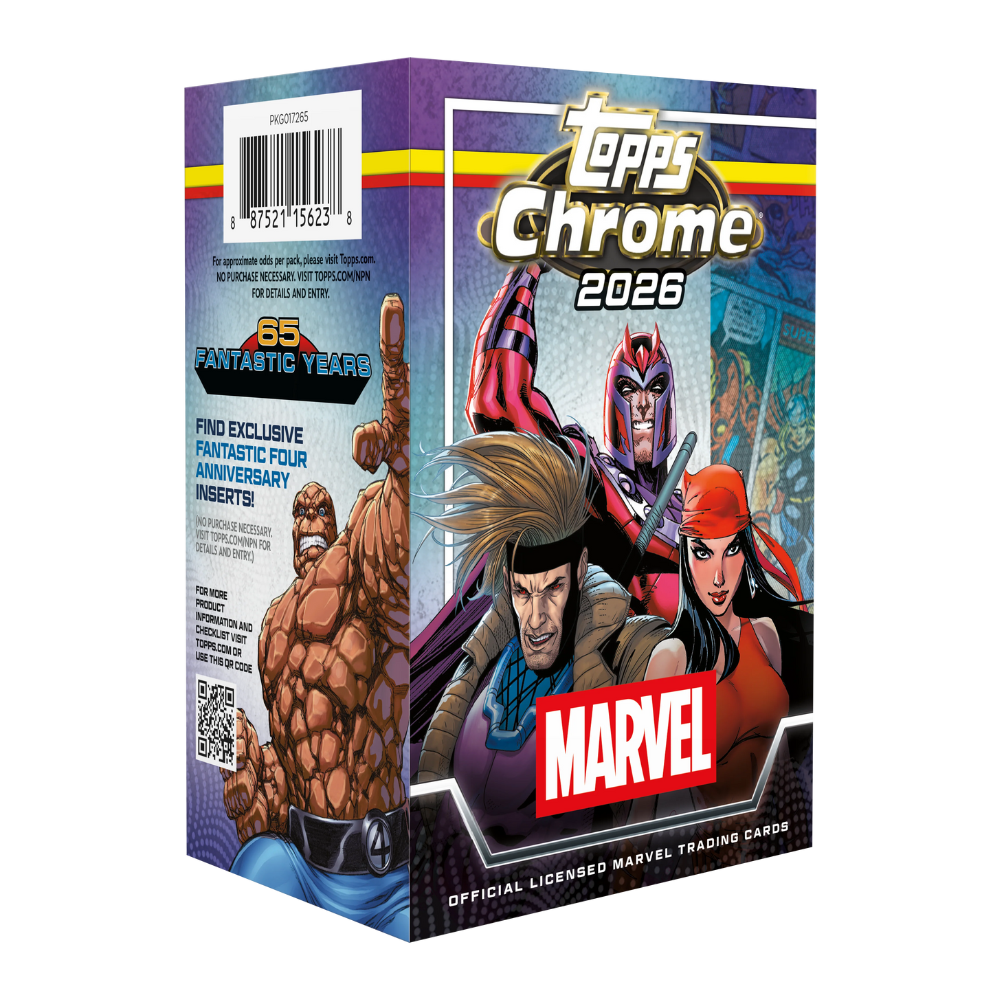 2026 Topps Chrome Marvel Comics - Value Box - Pre Order