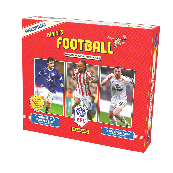 Panini's Football EFL 2025/26 Premium Box