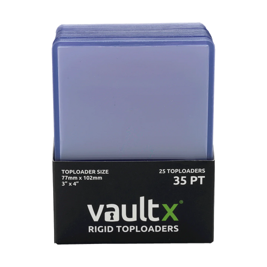 VaultX Rigid Toploaders 35PT - 25 Pack