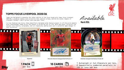 Topps Focus Liverpool 2025/26