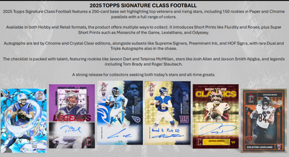 Topps Signature Class Football - Hobby Box