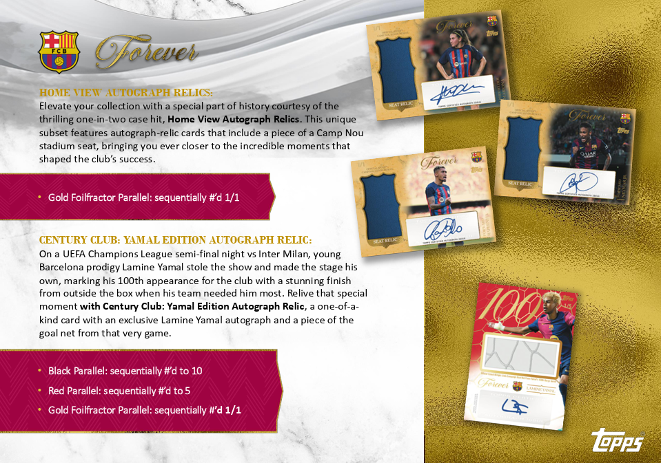 Topps Barcelona Forever Deck Box 2025/26