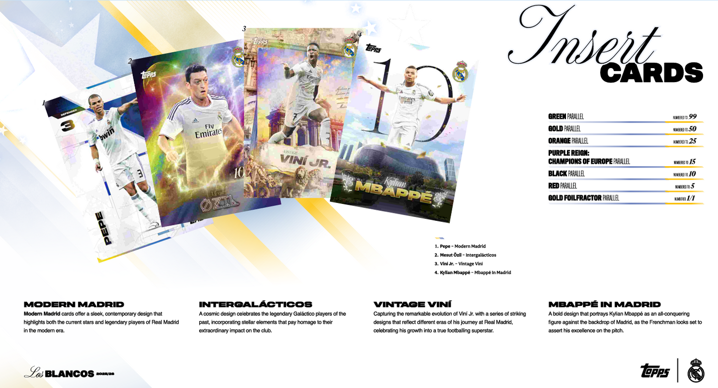 Topps Real Madrid Los Blancos 2026 - Hobby Box