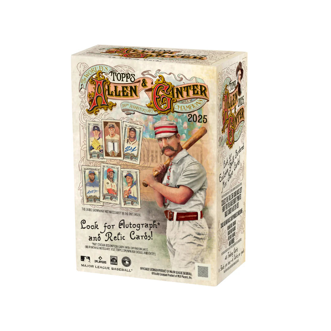 Topps Allen & Ginter Baseball 2025 Value Box - PRE-ORDER