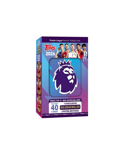 Topps Premier League 2026 - Debut Edition - Mega Tin