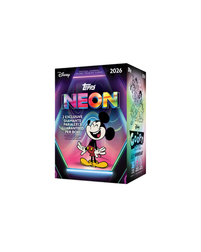 Topps Disney Neon 2026 - Value box – Kaboom Sports Trading Cards Ltd