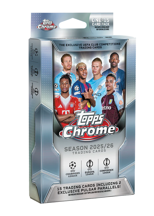 Topps Chrome UCC 2025/26 - Hanger Box - PRE-ORDER