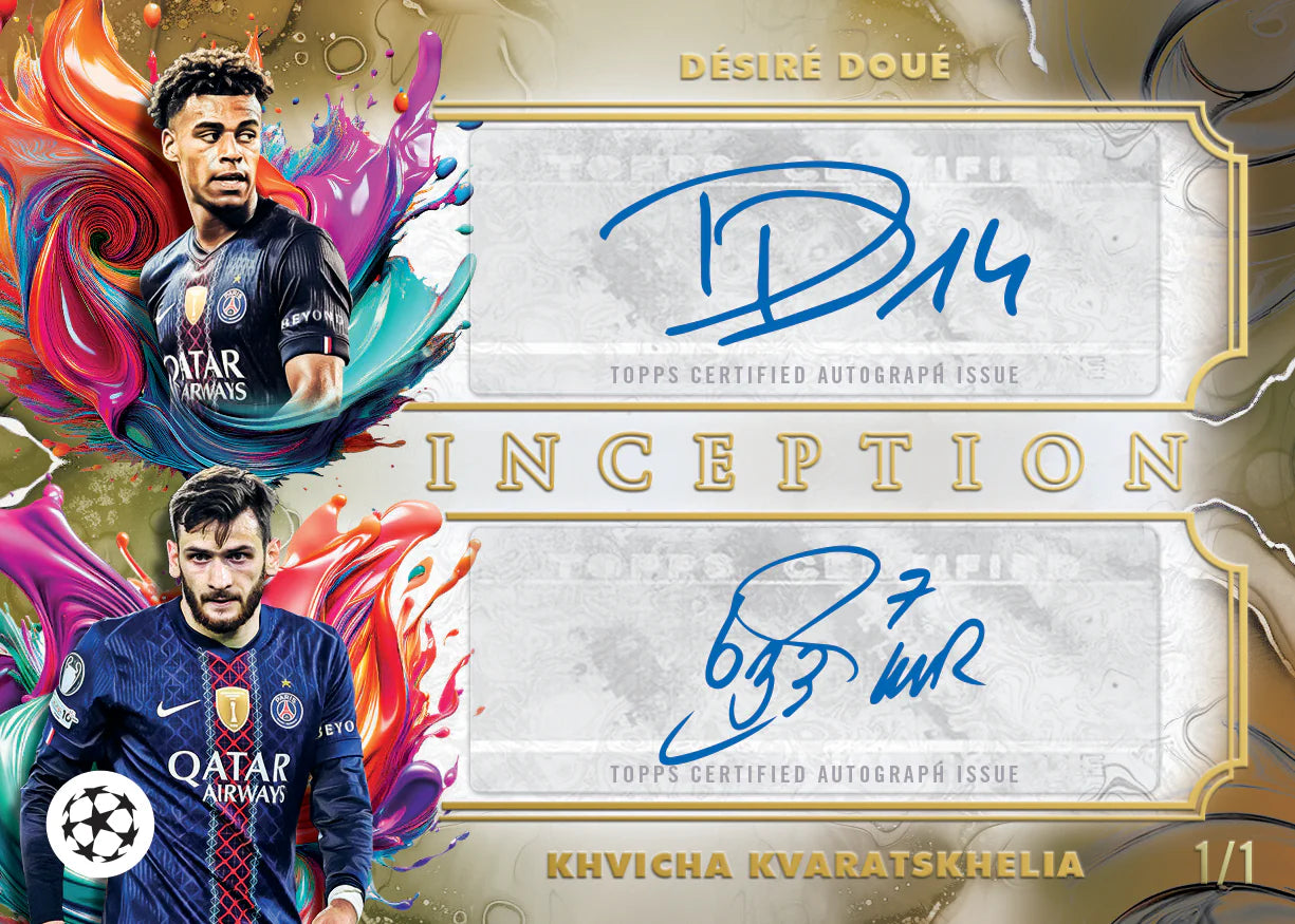 Topps Inception UEFA Club Competitions 2025/26