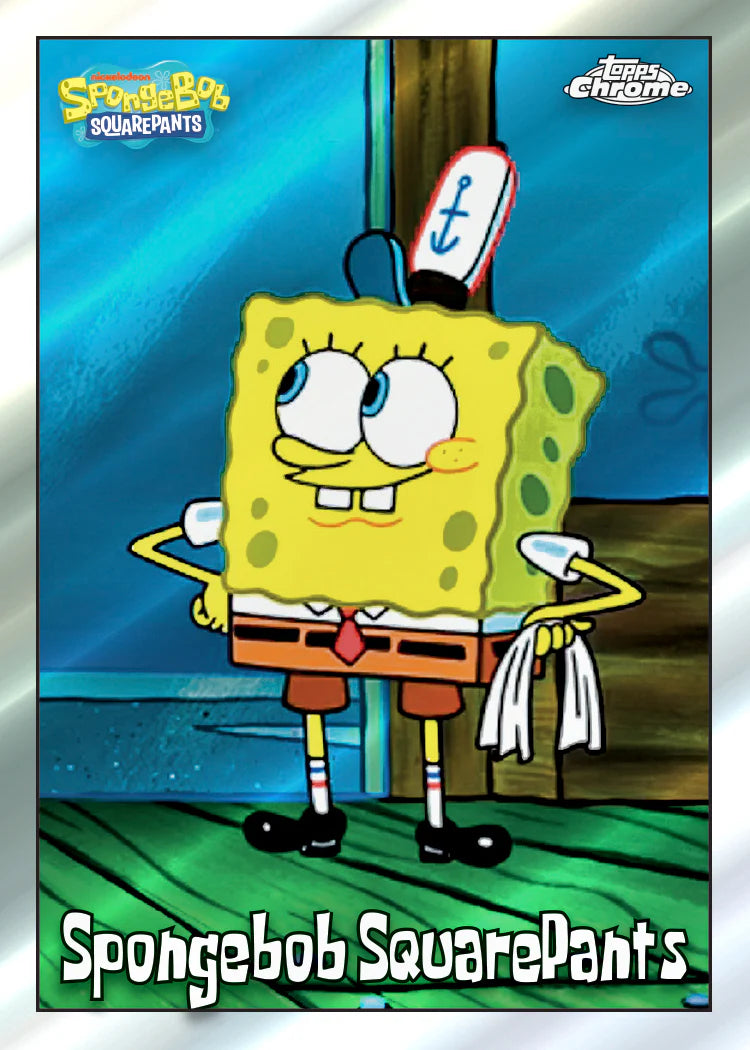 2025 TOPPS CHROME SPONGEBOB 25TH ANNIVERSARY - VALUE BOX